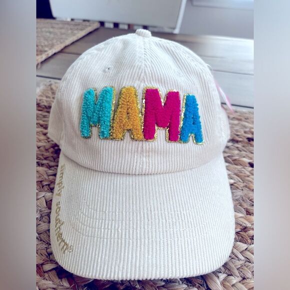“Simply Southern” Colorful 'MAMA' Corduroy Cap! NWT! - Picture 3 of 8